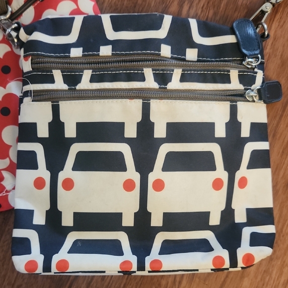 Orla Kiely Blue Car Print Bag - Picture 2 of 5